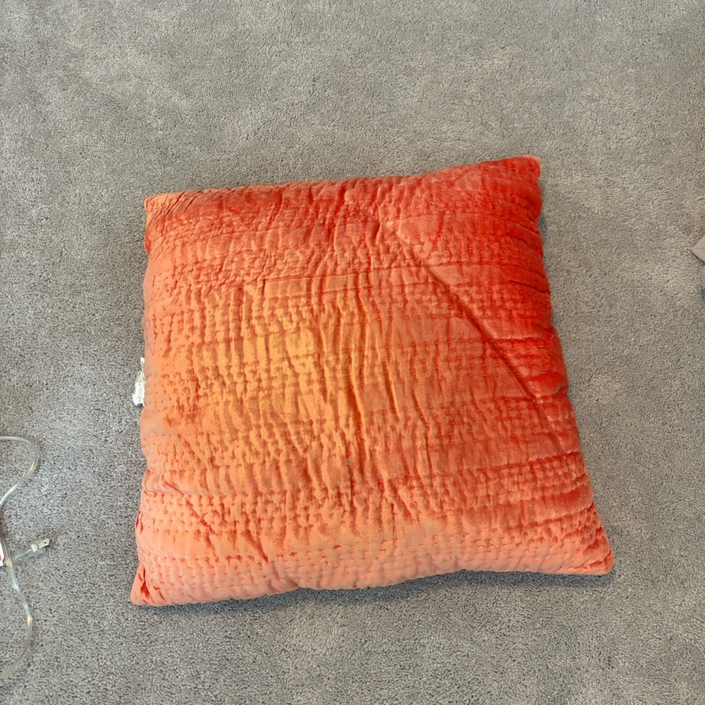 Orange big pillow